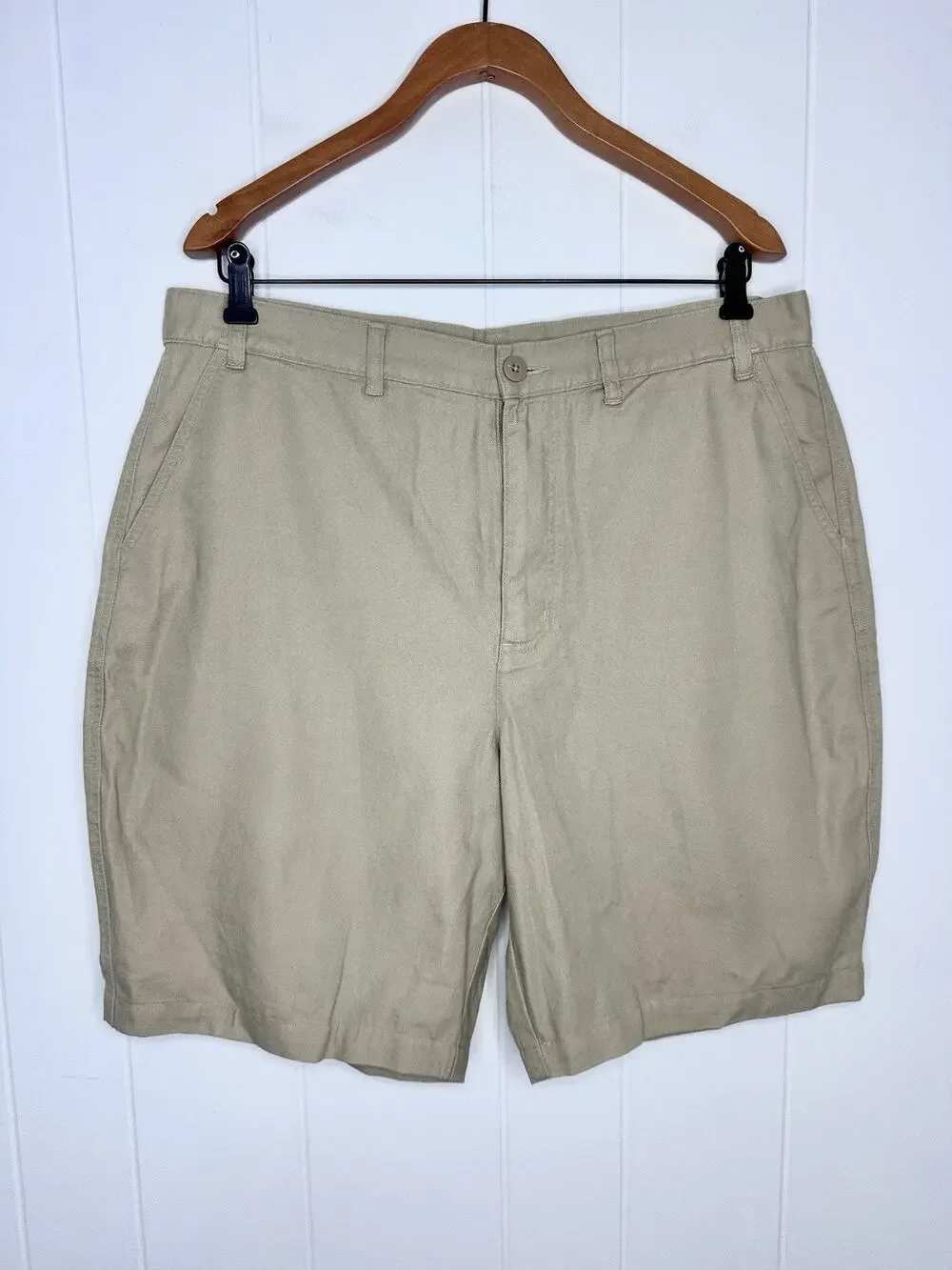 Patagonia Mens 38 Duck Shorts 9” - Beige Khaki 57075 Organic Cotton Hiking